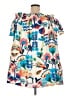Umgee Print Blue Casual Dress Size M - photo 2