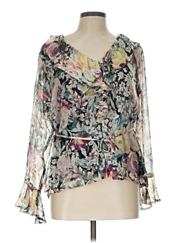 LC Lauren Conrad 3/4 Sleeve Blouse (view 1)