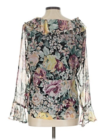 LC Lauren Conrad 3/4 Sleeve Blouse (view 2)