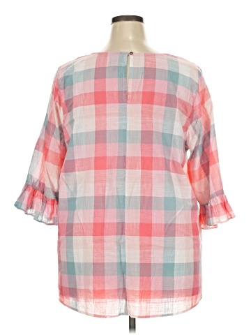 Bobeau 3/4 Sleeve Blouse (view 2)