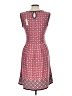 Max Studio Argyle Red Casual Dress Size L - photo 2