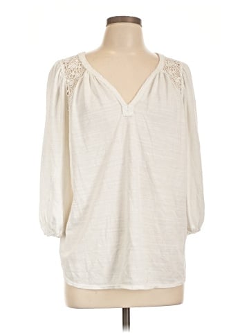 Max Studio 3/4 Sleeve Blouse (view 1)