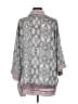 Max Studio 100% Polyester Gray Kimono Size L - photo 2