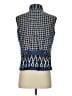 J. McLaughlin 100% Silk Blue Sweater Vest Size S - photo 2