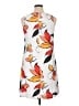 Anne Klein Print White Casual Dress Size 14 - photo 2