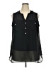 Apt. 9 100% Polyester Black Sleeveless Blouse Size 2X - photo 1