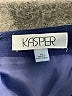 Kasper Solid Blue Formal Skirt Size 14 - photo 4