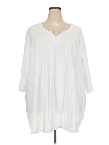 Ulla Popken 3/4 Sleeve T-Shirt (view 1)
