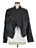 DKNY Jeans 100% Leather Black Leather Jacket Size M - photo 1