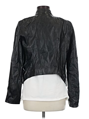 DKNY Jeans Leather Jacket (view 2)