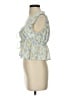 Lush 100% Polyester Blue Sleeveless Blouse Size S - photo 5