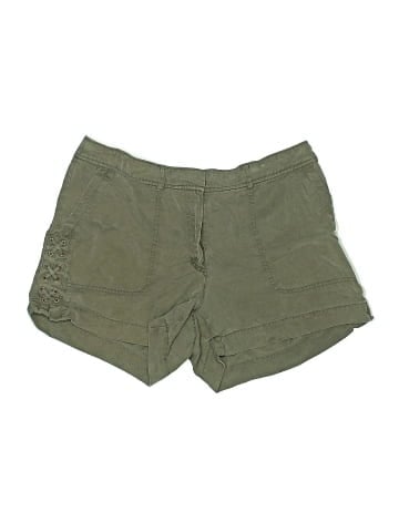 White House Black Market Khaki Shorts (view 1)