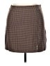 Cider 100% Polyester Houndstooth Brown Casual Skirt Size XL - photo 1