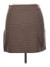 Cider 100% Polyester Houndstooth Brown Casual Skirt Size XL - photo 2