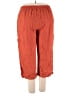 Coldwater Creek Orange Linen Pants Size 2X - photo 2