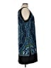 Kim Rogers Graphic Blue Casual Dress Size L - photo 5