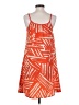 Mossimo 100% Polyester Print Orange Casual Dress Size XS - photo 2