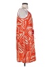 Mossimo 100% Polyester Print Orange Casual Dress Size XS - photo 4