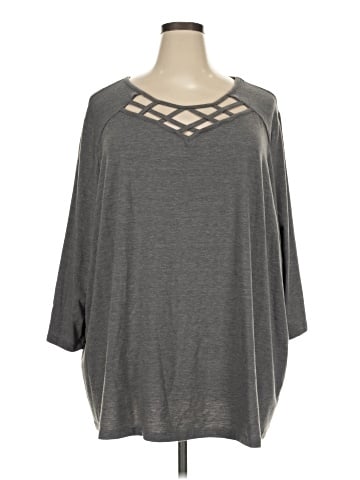 Catherines 3/4 Sleeve T-Shirt (view 1)