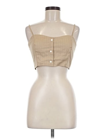 Leith Sleeveless Button-Down Shirt (view 1)