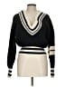 Steve Madden 100% Acrylic Stripes Black Pullover Sweater Size L - photo 1