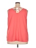 Gibson 100% Polyester Orange Sleeveless Blouse Size 2X - photo 2