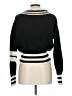 Steve Madden 100% Acrylic Stripes Black Pullover Sweater Size L - photo 2