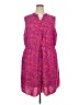 Apt. 9 100% Polyester Paisley Pink Casual Dress Size 3X - photo 1