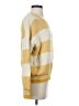 Hem & Thread 100% Polymide Stripes Yellow Pullover Sweater Size S - photo 4