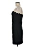 Cache Solid Black Cocktail Dress Size M - photo 5