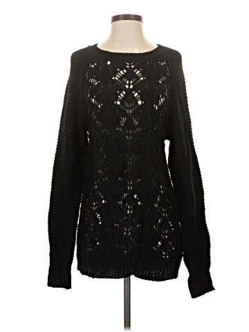 Hem & Thread Pullover Sweater (view 1)