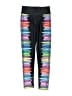 Justice Graphic Black Track Pants Size 10 - photo 1