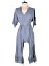 Entro Solid Blue Jumpsuit Size L - photo 1