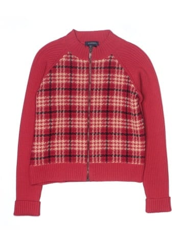 Burberry Houndstooth Zip Up Sweater (view 1)