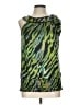 BCX 100% Polyester Green Sleeveless Blouse Size L - photo 1