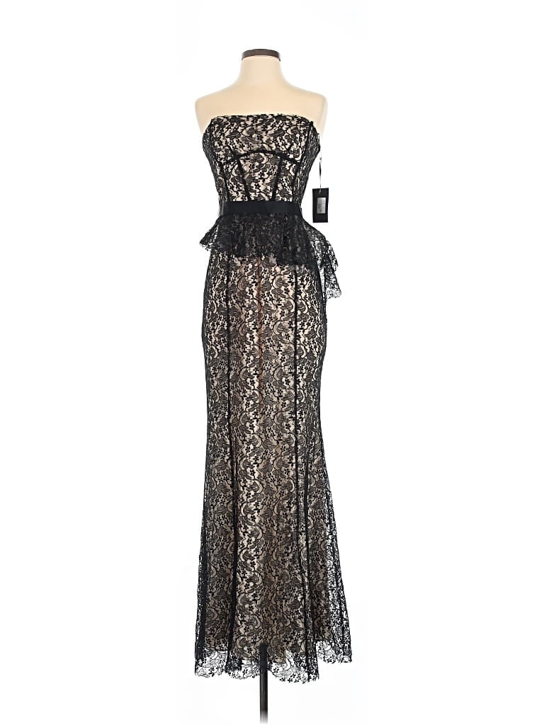Pre-owned Abs Allen Schwartz Cocktail Dress In Black