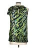 BCX 100% Polyester Green Sleeveless Blouse Size L - photo 2