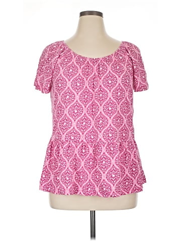Style&Co Short Sleeve Blouse (view 1)