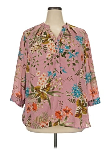 Violet & Claire 3/4 Sleeve Blouse (view 1)