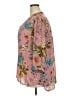 Violet & Claire Floral Pink 3/4 Sleeve Blouse Size 2X - photo 5