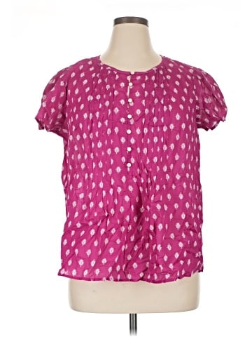 Style&Co Short Sleeve Blouse (view 1)