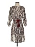 Floreat 100% Polyester Paisley Silver Cocktail Dress Size S - photo 1