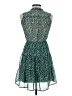 Mossimo Supply Co. 100% Polyester Paisley Teal Cocktail Dress Size XS - photo 2
