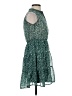 Mossimo Supply Co. 100% Polyester Paisley Teal Cocktail Dress Size XS - photo 4