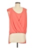 BCBGMAXAZRIA 100% Polyester Orange Sleeveless Blouse Size M - photo 1