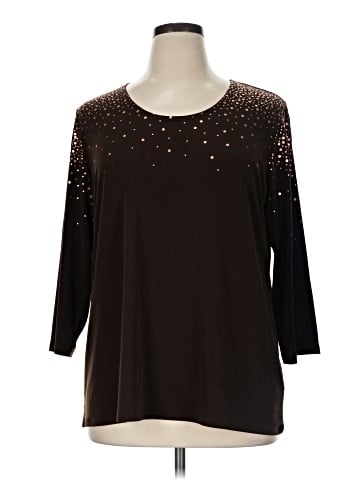 Susan Graver 3/4 Sleeve T-Shirt (view 1)