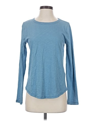 Madewell Whisper Cotton Rib-Crewneck Long-Sleeve Tee (view 1)