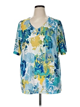 Susan Graver Short Sleeve Blouse
