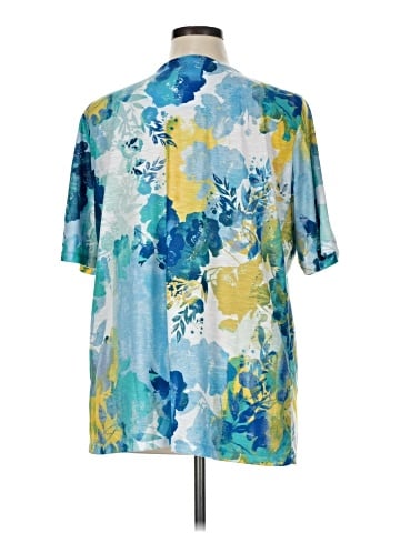 Susan Graver Short Sleeve Blouse (view 2)