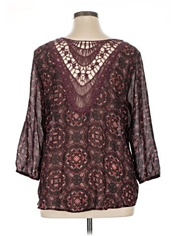 Maurices 3/4 Sleeve Blouse (view 2)